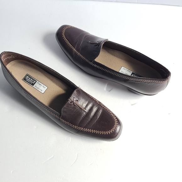 MUNRO AMERICAN leather slipe-on loafers - Picture 1 of 8